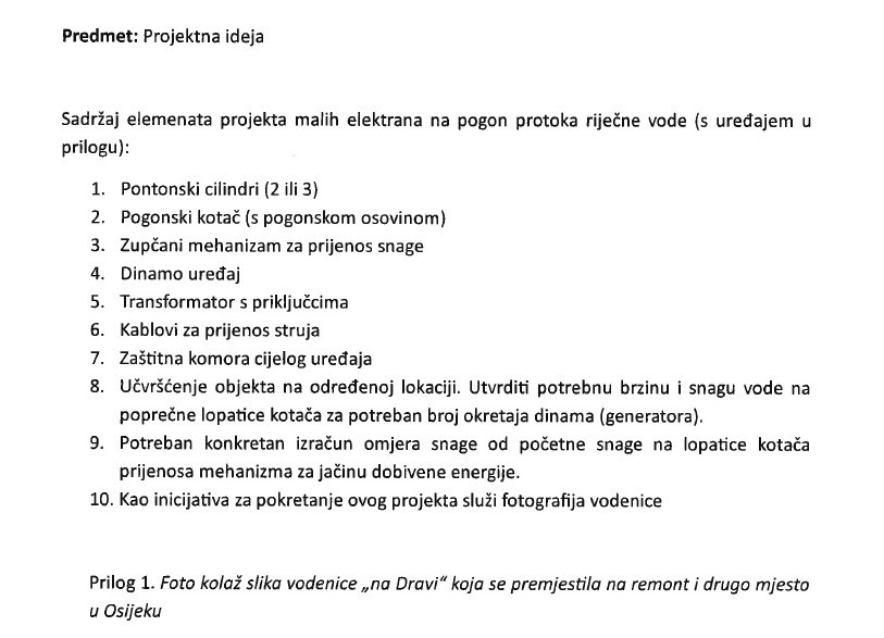 Male elektrane na pogon protoka riječne vode